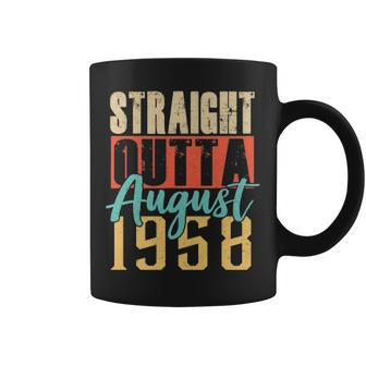 Straight Outta August 1958 62Nd Awesome Birthday Gifts Coffee Mug - Seseable