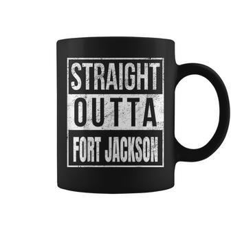 Straight Outta Fort Jackson South Carolina Gift Coffee Mug | Mazezy