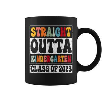 Straight Outta Kindergarten Class Of 2023 Senior Graduation Coffee Mug - Thegiftio UK