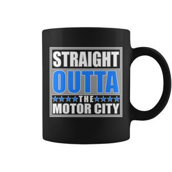 Straight Outta The Motor City Detroit Michigan Coffee Mug - Thegiftio UK