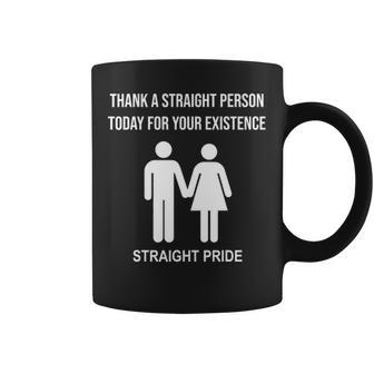Straight Pride Proud To Be StraightIm Not Gay Coffee Mug - Seseable