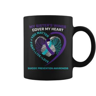 Suicide Awareness Prevention Sister Her Gifts Loving Memory Coffee Mug | Mazezy
