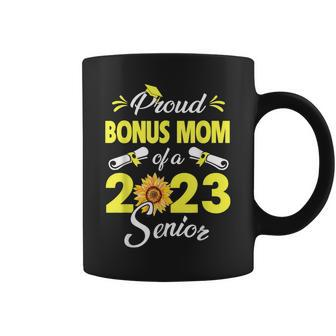 Sunflower Proud Bonus Mom Of A Class Of 2023 Senior 23 Coffee Mug | Mazezy