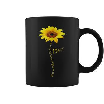 Sunshine Since 1965 56Th Birthday Gift 56 Year Old Sunflower Coffee Mug - Seseable