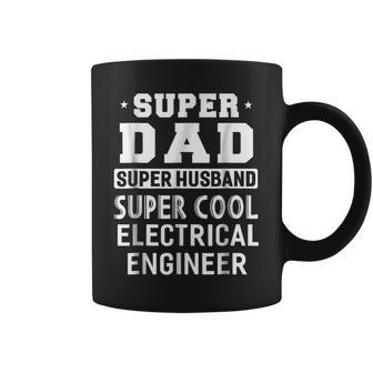 Super Dad Super Husband Super Electrical Engineer Coffee Mug | Mazezy