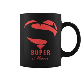 Super Mom Superhero T Shirt Gift Mother Father Day Coffee Mug | Mazezy UK