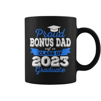 Super Proud Bonus Dad Of 2023 Graduate Awesome Family Coffee Mug | Mazezy