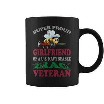 Super Proud Girlfriend Of A Us Navy Seabee Iraq Veteran Coffee Mug | Mazezy