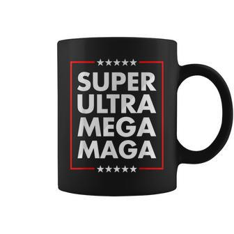 Super Ultra Mega Maga Trump Liberal Supporter Republican Coffee Mug | Mazezy UK