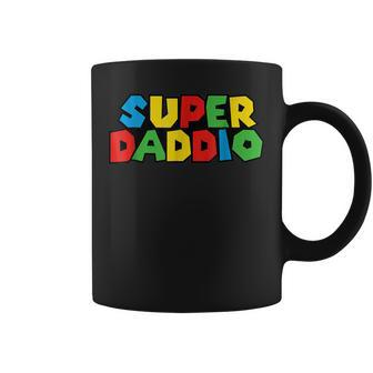 Superdaddio Funny Gamer Dad Fathers Day Video Game Lover Coffee Mug | Mazezy