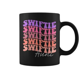 Swiftie Aunt Funny Aunt Mothers Day Groovy Coffee Mug | Mazezy