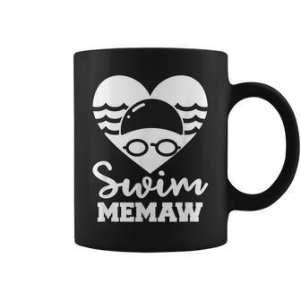 Swim Memaw Funny Swimming Memaw Coffee Mug | Mazezy