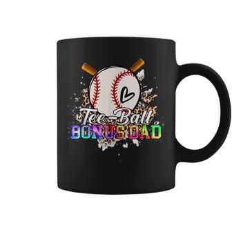 T- Ball Bonus Dad Leopard Funny Baseball Happy Fathers Day Coffee Mug - Thegiftio UK