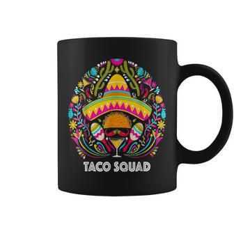 Taco Squad Cinco De Mayo Funny Cute Mexican Food Lover Group Coffee Mug | Mazezy