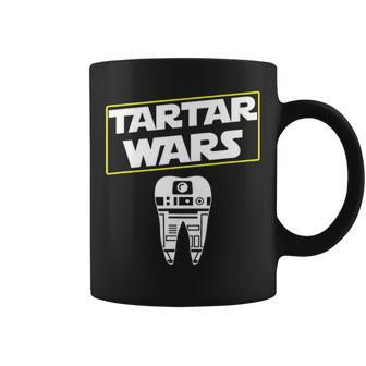 Tartar Wars Dental Hygienists Funny Graphic Apparel Coffee Mug - Seseable
