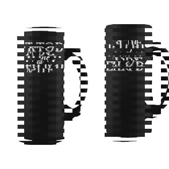 Tattooed And Employed Funny Dad Jokes Fathers Day Men Coffee Mug - Thegiftio UK