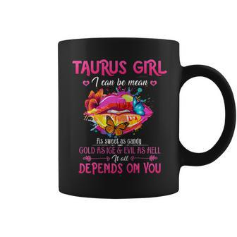 Taurus Girl Lips April May Queen Birthday Zodiac Gift For Womens Coffee Mug | Mazezy