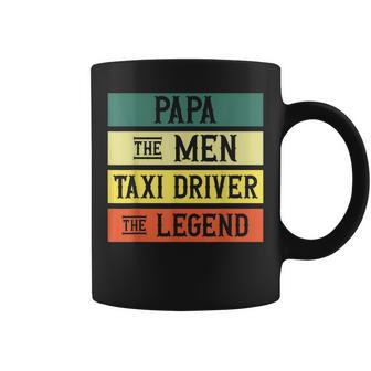 Taxifahrer Taxifahrer Retro Dad Papa Legend Tassen - Seseable