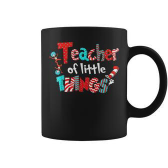 Teacher Of Little Things Gift For Teacher Cat In Hat Coffee Mug | Mazezy