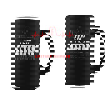 Team Aaron Lifetime Member Surname Aaron Name Coffee Mug | Seseable CA