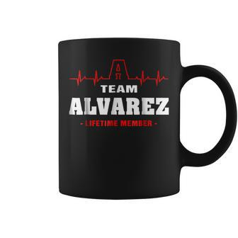 Team Alvarez Lifetime Member Name Surname Last Name Coffee Mug - Seseable