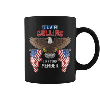 Team Collins Lifetime Member Us Flag Coffee Mug - Seseable