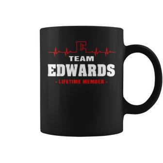 Team Edwards Lifetime Member Surname Last Name Gift Coffee Mug - Seseable