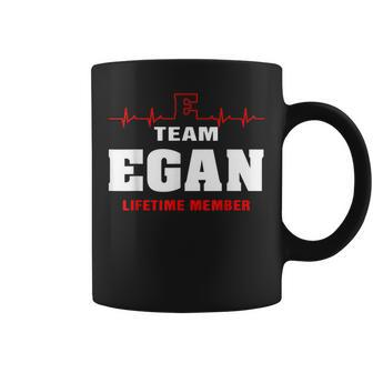 Team Egan Lifetime Member Surname Egan Name Coffee Mug - Seseable