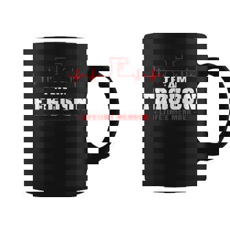 Team Ferguson Lifetime Member Surname Ferguson Name Coffee Mug | Seseable CA