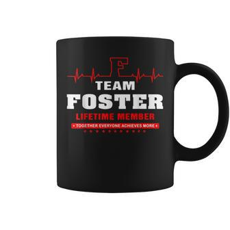 Team Foster Lifetime Member Surname Last Name Coffee Mug - Seseable