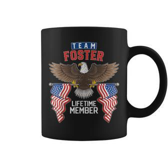 Team Foster Lifetime Member Us Flag Coffee Mug - Seseable