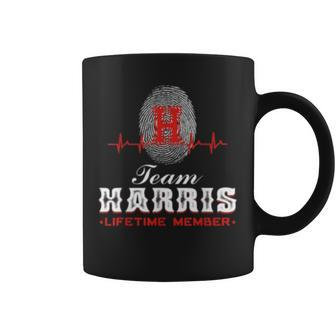 Team Harris Lifetime Member Surname Last Name Gift Coffee Mug - Seseable
