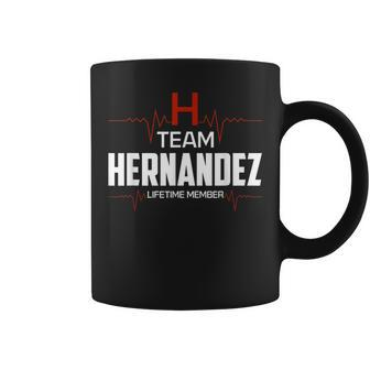 Team Hernandez Lifetime Member Surname Last Name Coffee Mug - Seseable