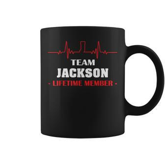 Team Jackson Lifetime Member Family Youth Fathers Day Coffee Mug - Seseable
