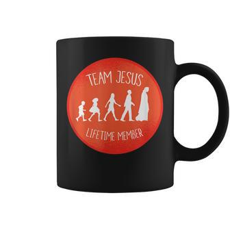 Team Jesus Lifetime Member Christianity Christian Coffee Mug - Thegiftio UK