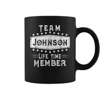 Team Johnson Life Time Member Family Name Coffee Mug - Seseable