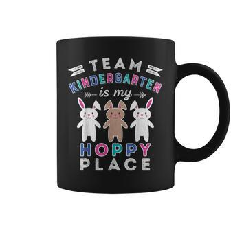 Team Kindergarten Teacher Easter Gift Fun Hoppy Bunny Rabbit Coffee Mug - Seseable