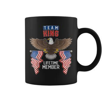 Team King Lifetime Member Us Flag Coffee Mug - Seseable