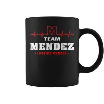 Team Mendez Lifetime Member Surname Last Name Coffee Mug - Seseable