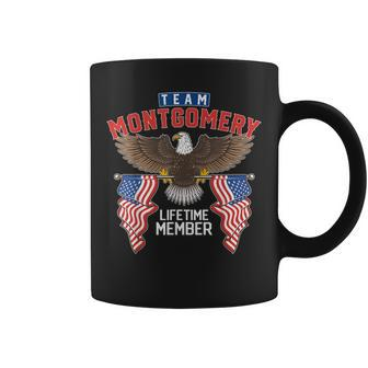 Team Montgomery Lifetime Member Us Flag Coffee Mug - Seseable