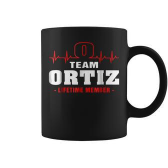 Team Ortiz Lifetime Member Surname Last Name Coffee Mug - Seseable
