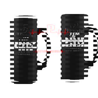 Team Perez Lifetime Member Surname Last Name Coffee Mug - Seseable