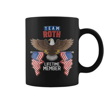 Team Roth Lifetime Member Us Flag Coffee Mug - Seseable