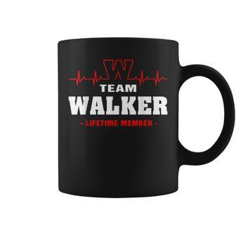 Team Walker Lifetime Member Surname Last Name Gift Coffee Mug - Seseable