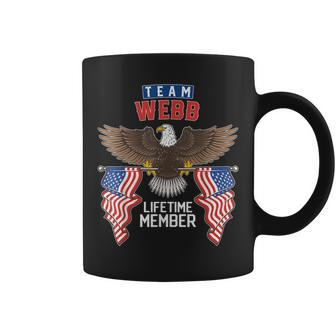 Team Webb Lifetime Member Us Flag Coffee Mug - Seseable