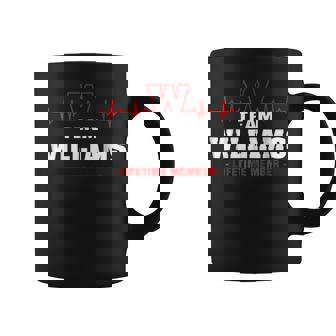 Team Williams Lifetime Member Name Surname Last Name Coffee Mug | Seseable CA