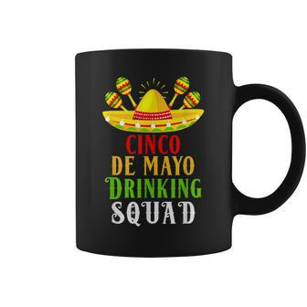 Tequila Squad  Funny Drinking Cinco De Mayo Coffee Mug