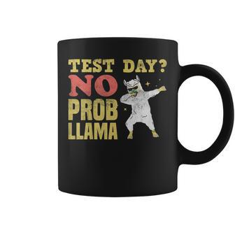 Test Day No Prob Llama Testing Teacher Educator V2 Coffee Mug | Mazezy