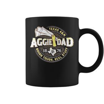 Texas A&AmpM Aggie Dad 1876 Rough Tough Real Stuff Coffee Mug | Mazezy