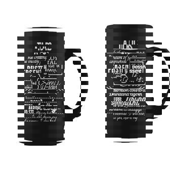 Text Design Taurus Zodiac Signs Traits Coffee Mug | Mazezy